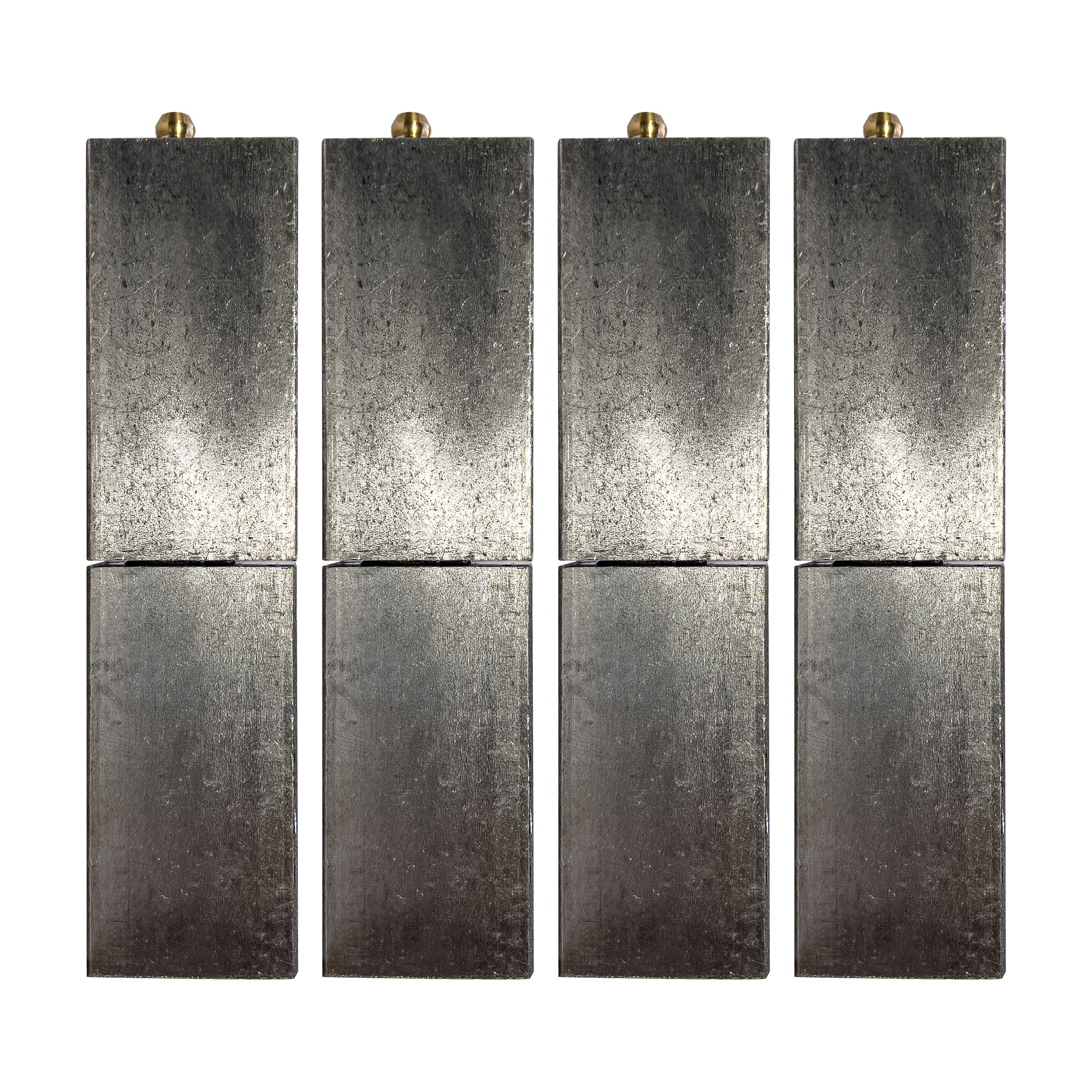 Sidco Supply  5” Inch  Weldable Rectangle Hinges – Heavy Duty Gate Hinges – Weld On Hinges – Weld On Gate Hinges – Square Hinges Weld On