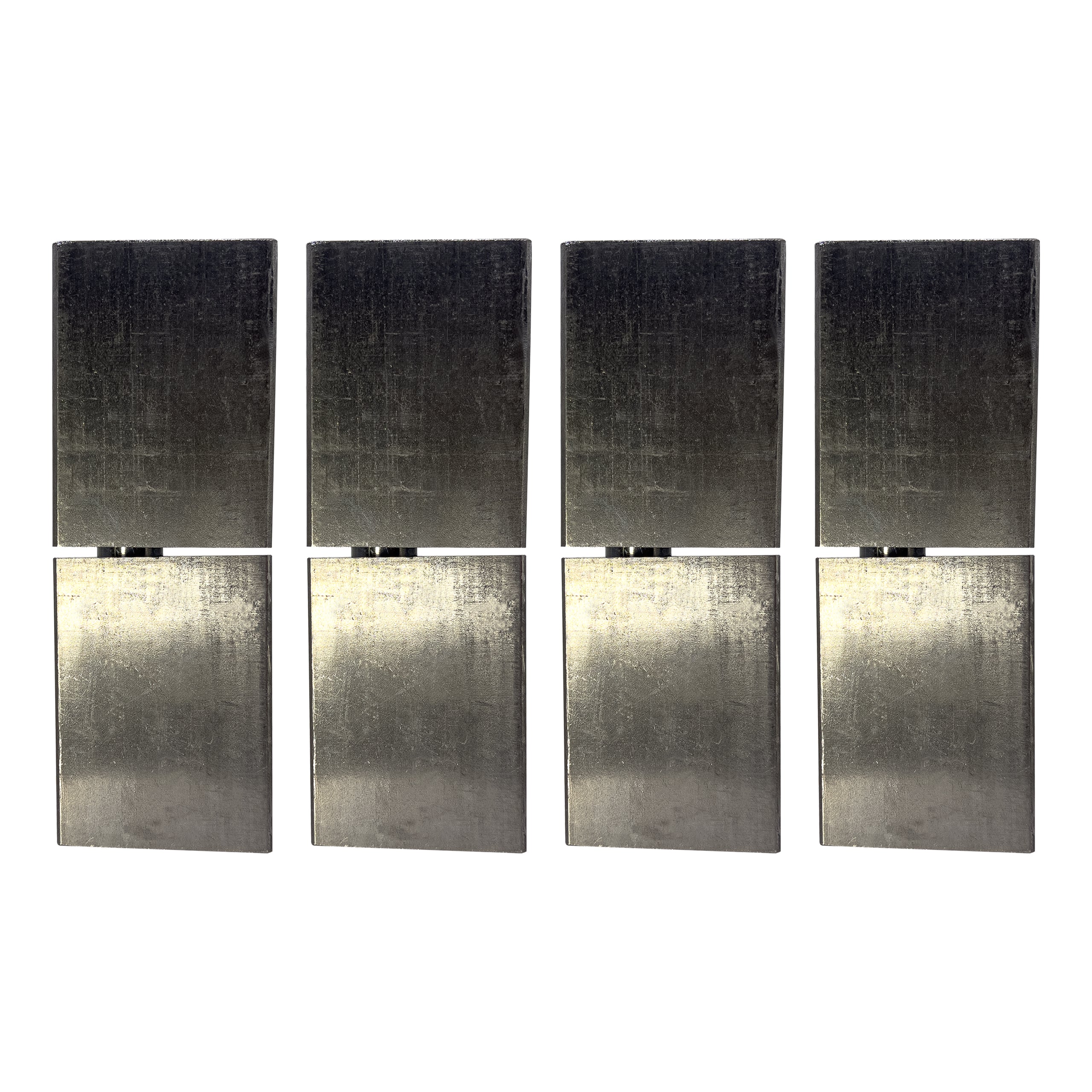 Sidco Supply  6” Inch  Weldable Rectangle Hinges – Heavy Duty Gate Hinges – Weld On Hinges – Weld On Gate Hinges